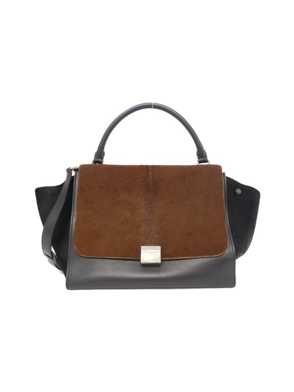Celine Trapeze Bag Handbag Brown